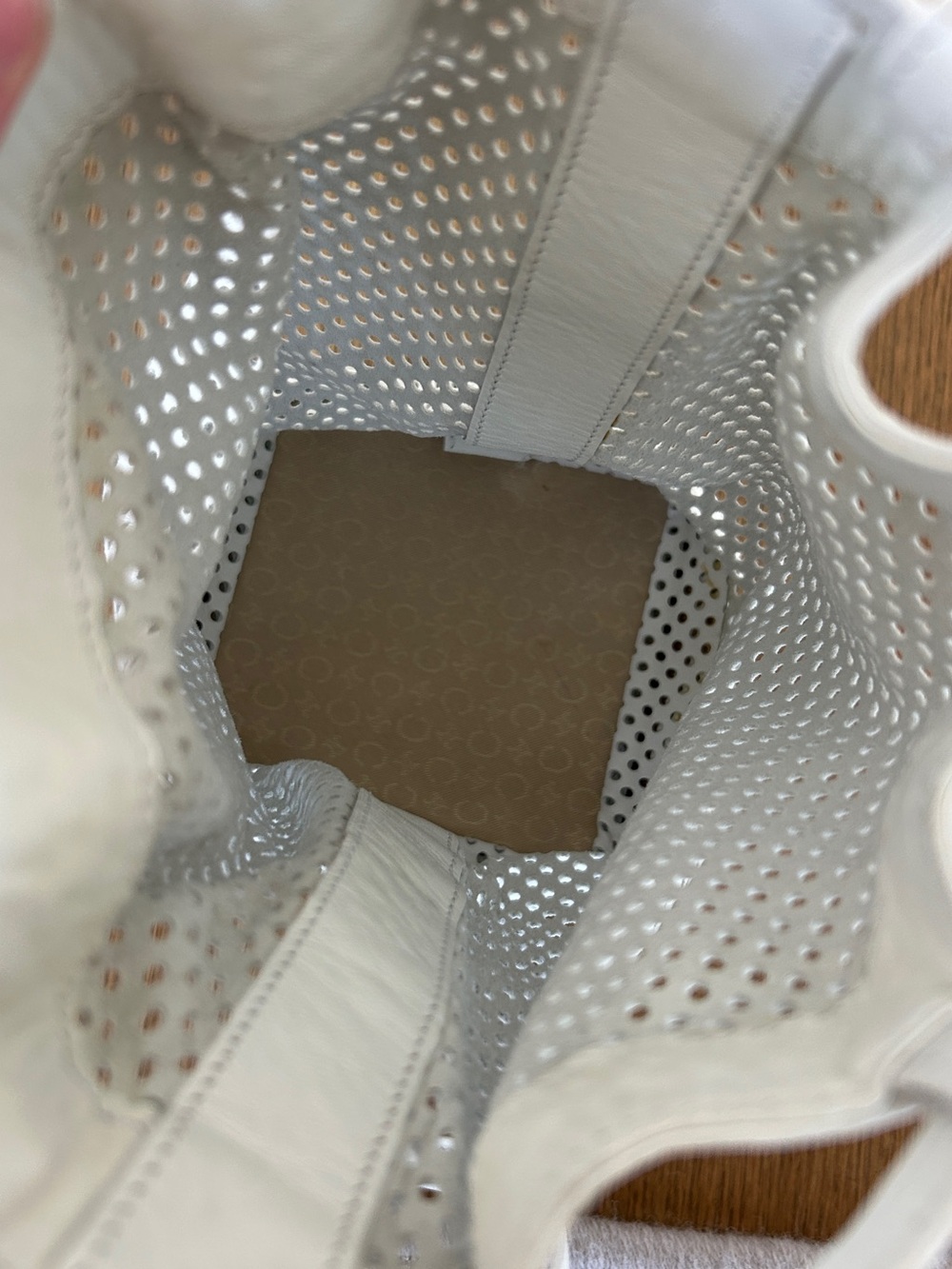 Celine Perforated Mini Bucket Bag - Picture 6 of 6